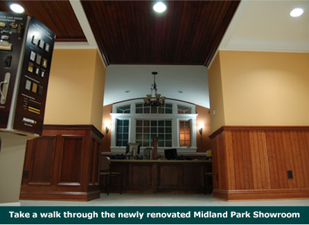 Take a walk through the newly renovated Midland Park Showroom