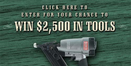 Enter for your chance to WIN $2500 IN TOOLS