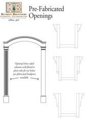  PRE-FABRICATED ARCHED OPENINGS