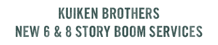 Kuiken Brothers New 6 and 8 Story Boom Services