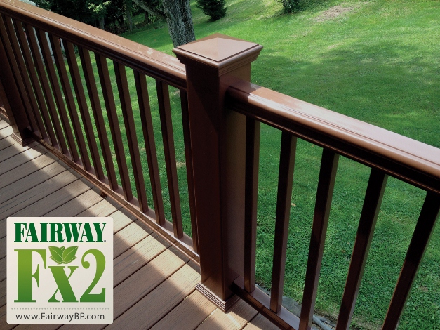 Fairway Fx2 Composite Railing Expands Color Offering To Include Walnut ...