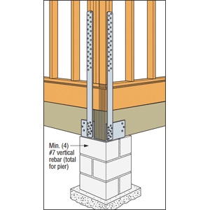 Simpson Strong-Ties Column Caps for CMU and Concrete Piers Available from  Kuiken Brothers Locations in NJ & NY - Kuiken Brothers