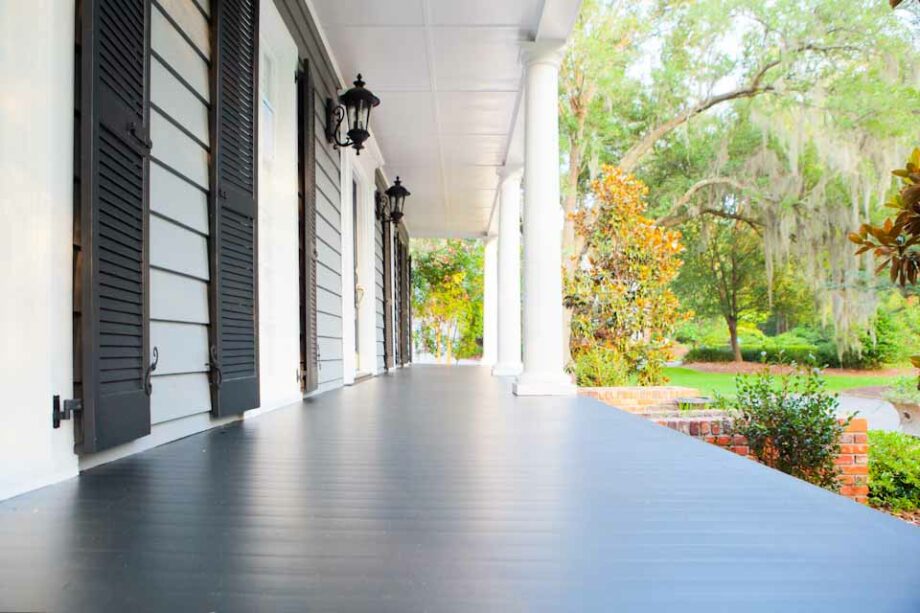 Aeratis Heritage PVC T&G Vintage Slate Porch Flooring InStock at Kuiken Brothers Locations