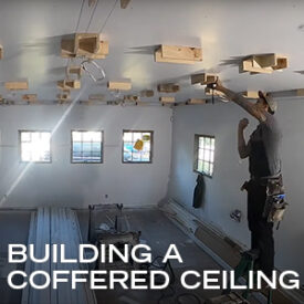 Tyler Grace (TRG Home Concepts) Shows How to Build A Coffered Ceiling with Kuiken Brothers' Moulding