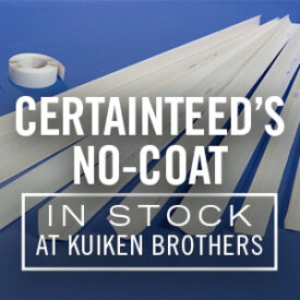 CertainTeed's NO-COAT For Fast Drywall Corners In-Stock at Kuiken Brothers Locations in NJ & NY
