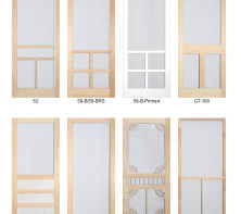 Combination Door Company Wood Screen Doors