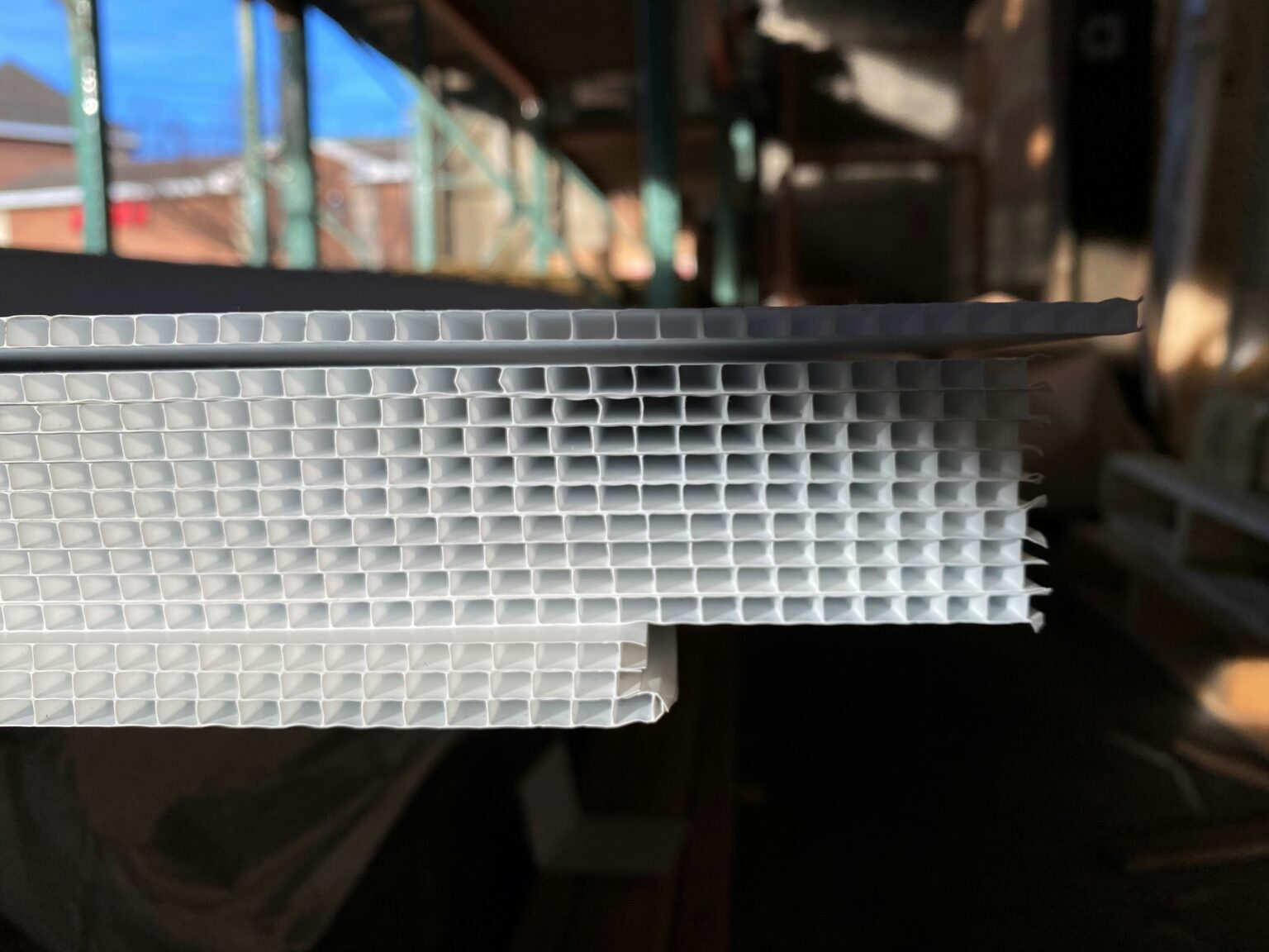 Correx Corrugated Plastic 4' x 8' Sheets for Jobsite Protection In