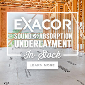 EXACOR Sound Reduction Underlayment In-Stock at Kuiken Brothers Locations Throughout NJ & NY