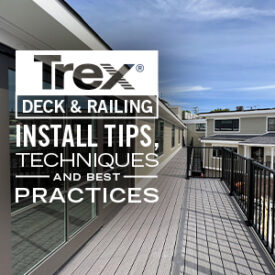Trex Deck & Railing Install Tips, Techniques & Best Practices at Kuiken Brothers LIVE Product Expo October 29th, 2026
