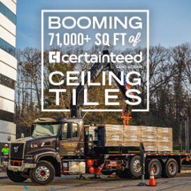 The Delivery - Kuiken Brothers Delivers 71,000+ Sq Ft CertainTeed Ceiling Tiles