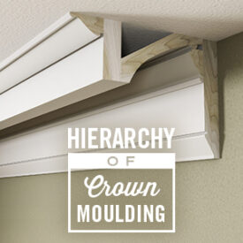 Heirarchy of Crown Moulding with Kuiken Brothers Classical Moulding Profiles