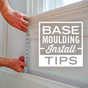 Install Base Hardware How to Install Base Moulding in an Out-of-Level Home (Without ...