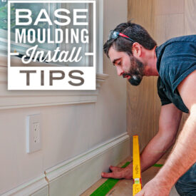 How to Install Base Moulding in an Out-of-Level Home (Without Compromising the Finish)