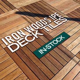 Iron Woods Elevations Ipe Roof Deck Tile In-Stock at Kuiken Brothers Locations in NJ & NY