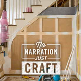 A Custom Tudor Style Home: Classical Moulding Installed with Old-World Craftsmanship