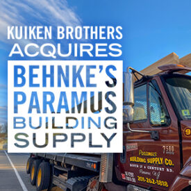 Press Release - Kuiken Brothers to Acquire Paramus Building Supply
