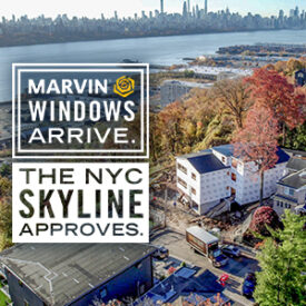 The Delivery - Kuiken Brothers Delivers Marvin Elevate Windows & Doors to a Custom Home on the Hudson River