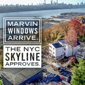 The Delivery - Kuiken Brothers Delivers Marvin Elevate Windows & Doors to a Custom Home on the Hudson River