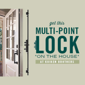 FREE PanoLock+ Multi-Point Lock Upgrade Available at Kuiken Brothers Locations in NJ & NY