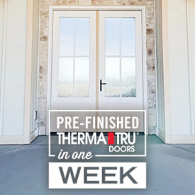 Pre-Finished ThermaTru Doors In One Week - Available at Kuiken Brothers Locations Throughout NJ & NY