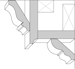 Federal Crown Boxed Cornice Combination
