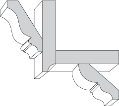 Federal Mantel Room Crown Combination