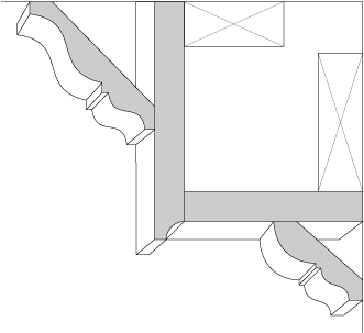 Georgian Boxed Crown Cornice Combination