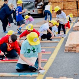 Hammering 4 Habitat Wall Building & Paint Party at Kuiken Brothers Midland Park Location