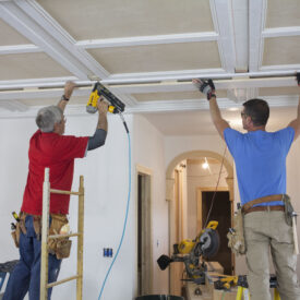 A Smarter Way to Build a Coffered Ceiling Using Stock Moulding