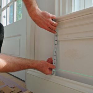 How to Install Base Moulding in an Out-of-Level Home (Without Compromising the Finish)