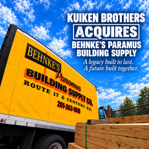 Kuiken Brothers Acquires Paramus Building Supply — Effective October 2, 2026