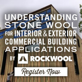 Understanding Stone Wool for Interior & Exterior Commercial Building Applications - Earn 1 AIA/ CEU LU/HSW at Kuiken Brothers Product Expo November 3rd, 2022