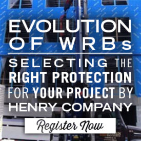 Evolution of WRBs: Selecting the Right Protection for Your Project - 1 AIA/CES LU/HSW Credit at Kuiken Brothers Product Expo November 3rd, 2022