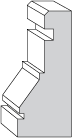 KB163 Modern Craftsman Casing