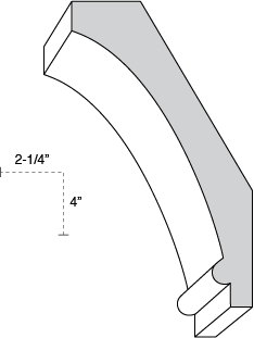 KB361 Large Cove Crown