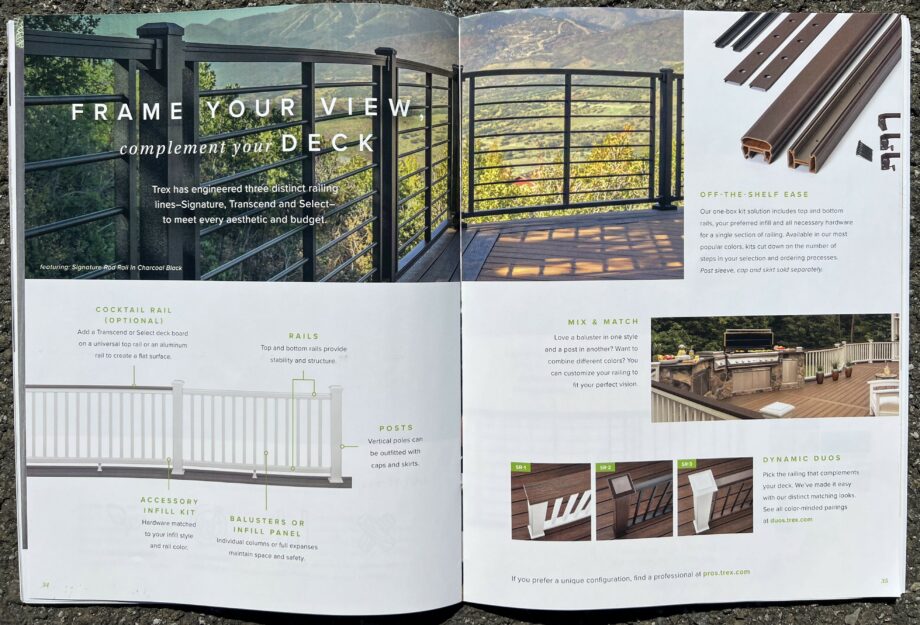A Closer Look into the 2022 Trex Deck & Railing Product Catalog