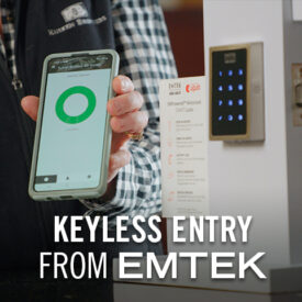 Emtek EMPowered SMART Keypad Entry Lock Available at Kuiken Brothers Locations in NJ & NY