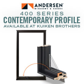 Andersen Windows & Doors New 400 Series Contemporary Profile - Available at Kuiken Brothers Locations in NJ & NY