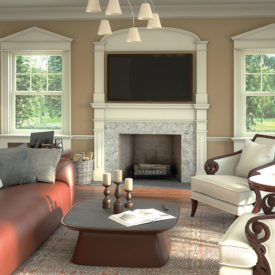 A Closer Look At The Colonial Revival Mantel Created With Kuiken Brothers Classical Moulding Collection