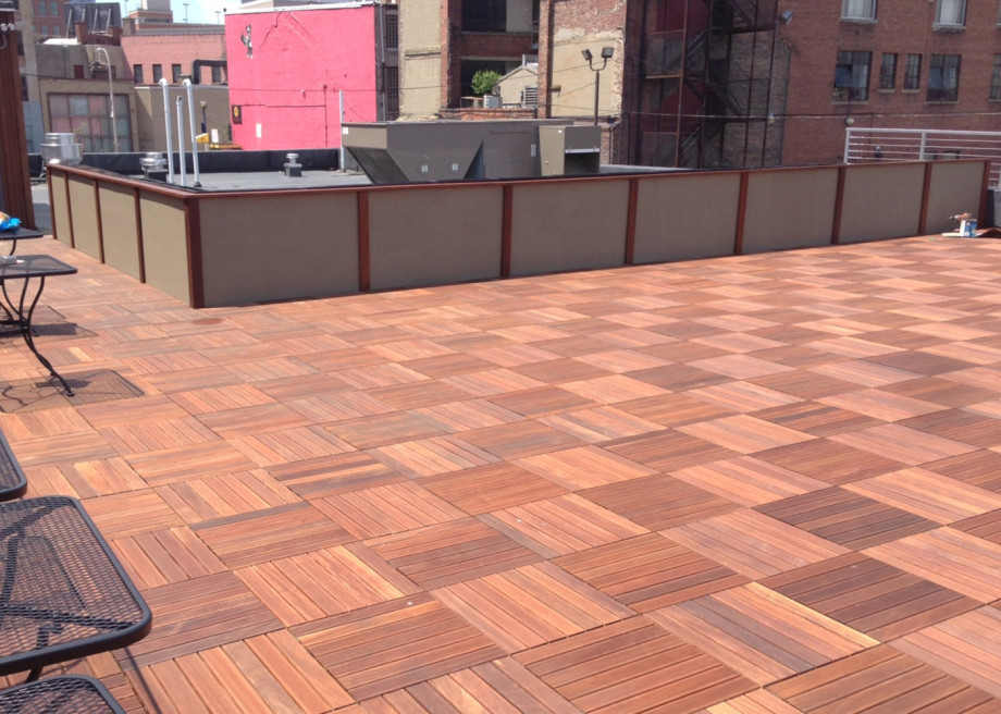 Kuiken Brothers Iron Woods IPE Deck Tile NYC Roof Top