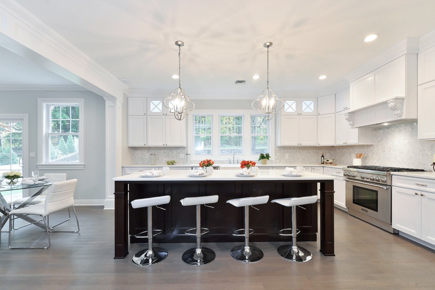 kuiken brothers kitchen cabinetry project in glen rock, new
