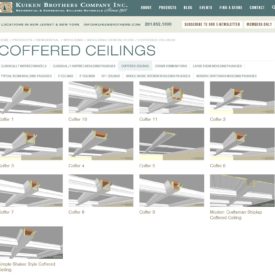 Download Coffered Ceiling Moulding Plans from Kuiken Brothers Moulding Design Guide