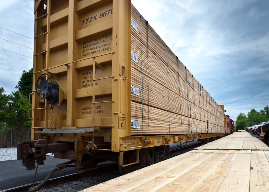 Kuiken Brothers Premium Lumber by Rail Railroad Lumber Mill