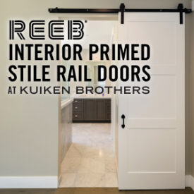 REEB Interior Primed Stile and Rail Doors Available At Kuiken Brothers Locations Throughout NJ & NY