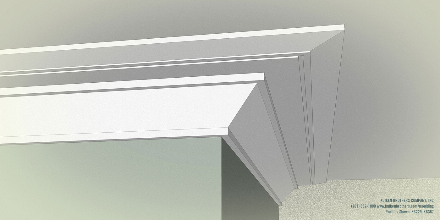 Modern Shaker Style Cornice