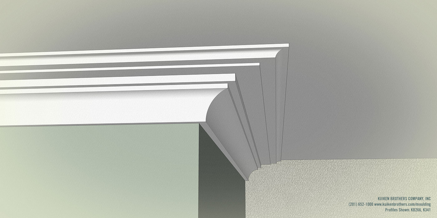 Modern Stepped Cove Cornice