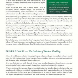 Kuiken Brothers Introduces Free White Paper Titled Using Moulding to Enhance the Beauty and Elegance of a Space and Create New Revenue Streams