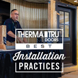 ThermaTru Door Best Installation Practices - LIVE at Kuiken Brothers Product Expo 2024