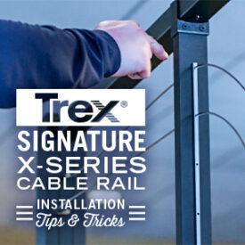 Trex X Series Cable Railing Installation - LIVE at Kuiken Brothers Product Expo 2024
