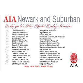 AIA Newark and Suburban New Member BBQ Welcome Party - Roseland June 24th